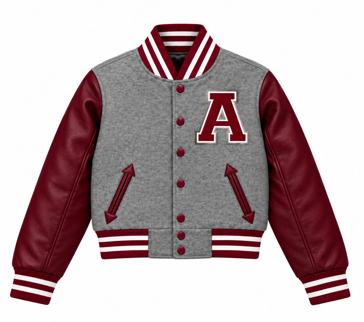 AUSTIN LETTERMEN JACKET (GREY)