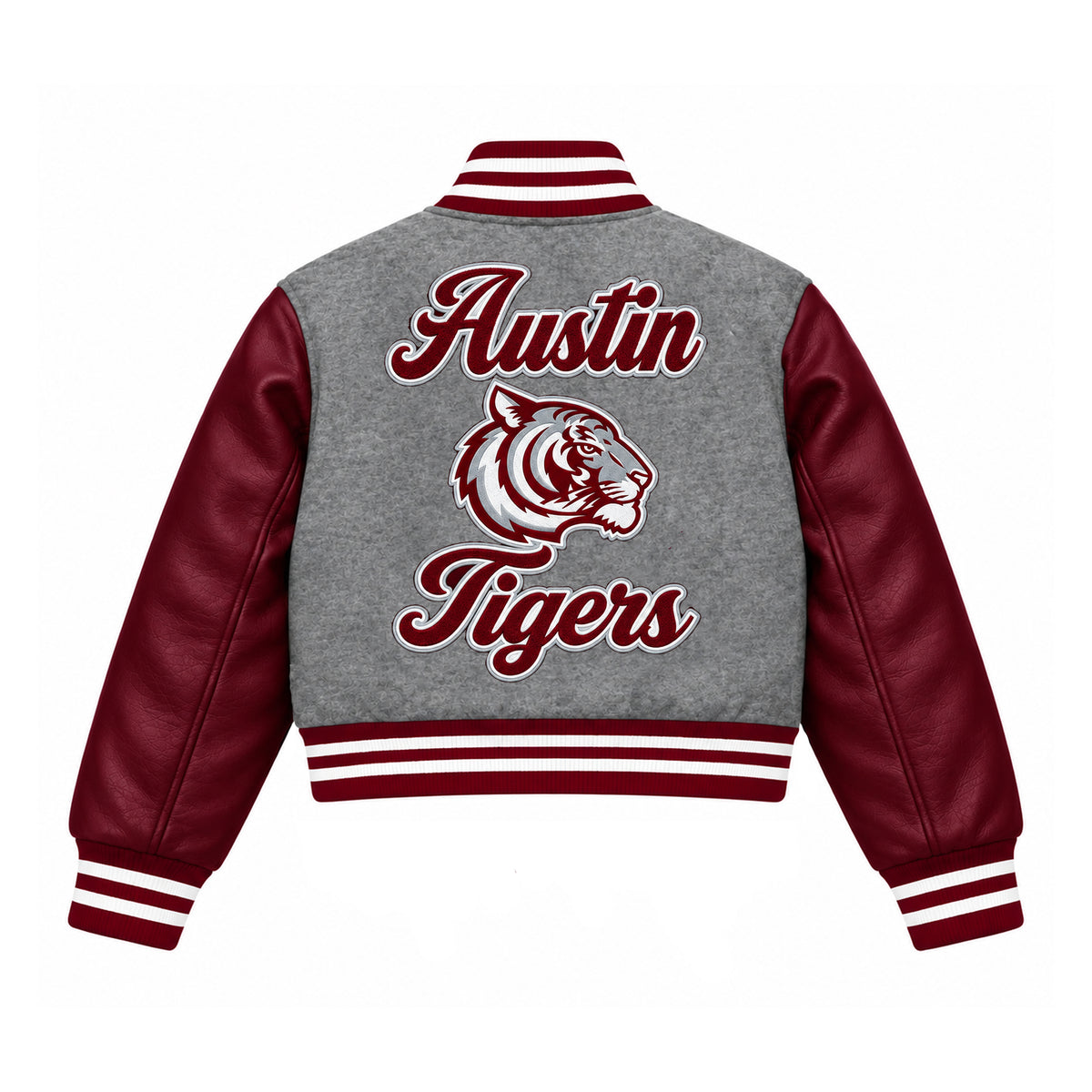 AUSTIN LETTERMEN JACKET (GREY)