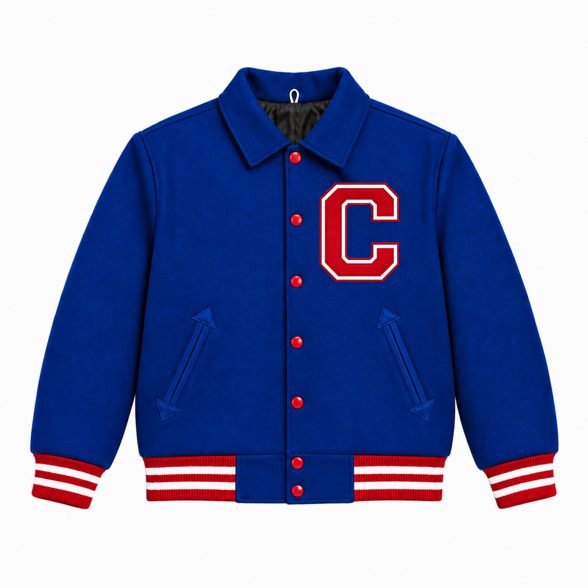CRANE WOOL JACKET ROYAL BLUE