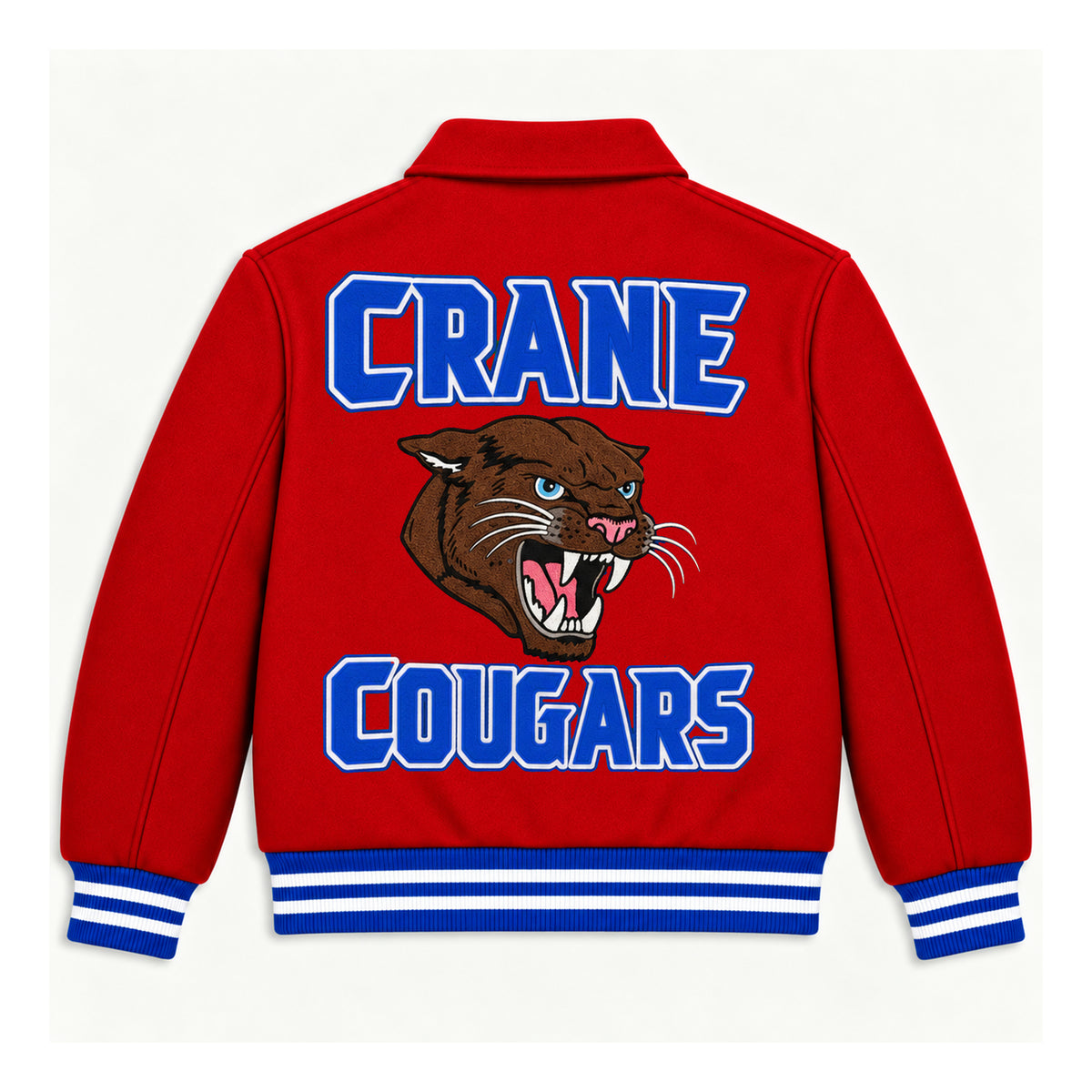 CRANE WOOL JACKET RED