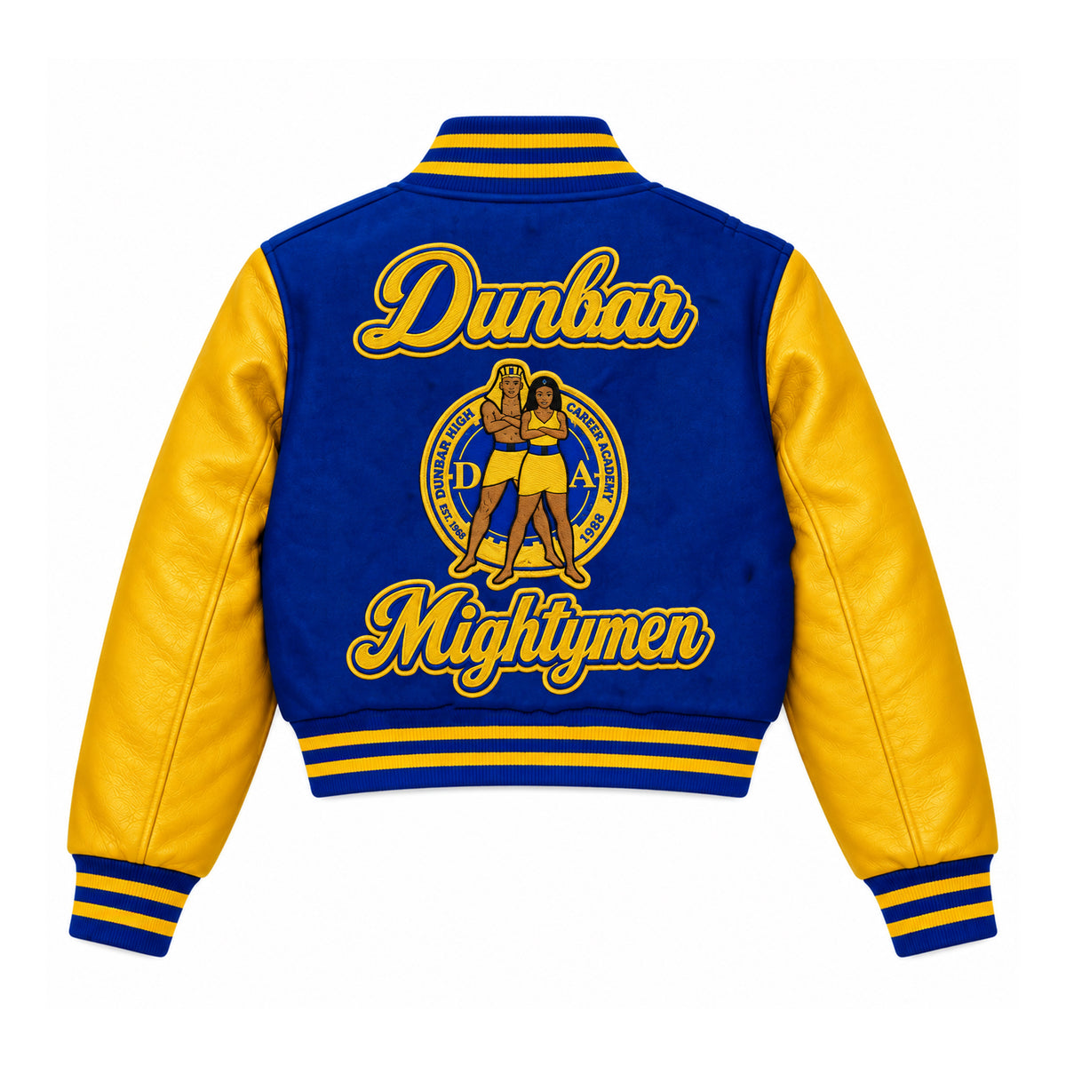 DUNBAR JACKET ROYAL BLUE/YELLOW GOLD