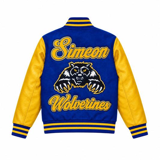 SIMEON JACKET ROYAL BLUE/YELLOW GOLD