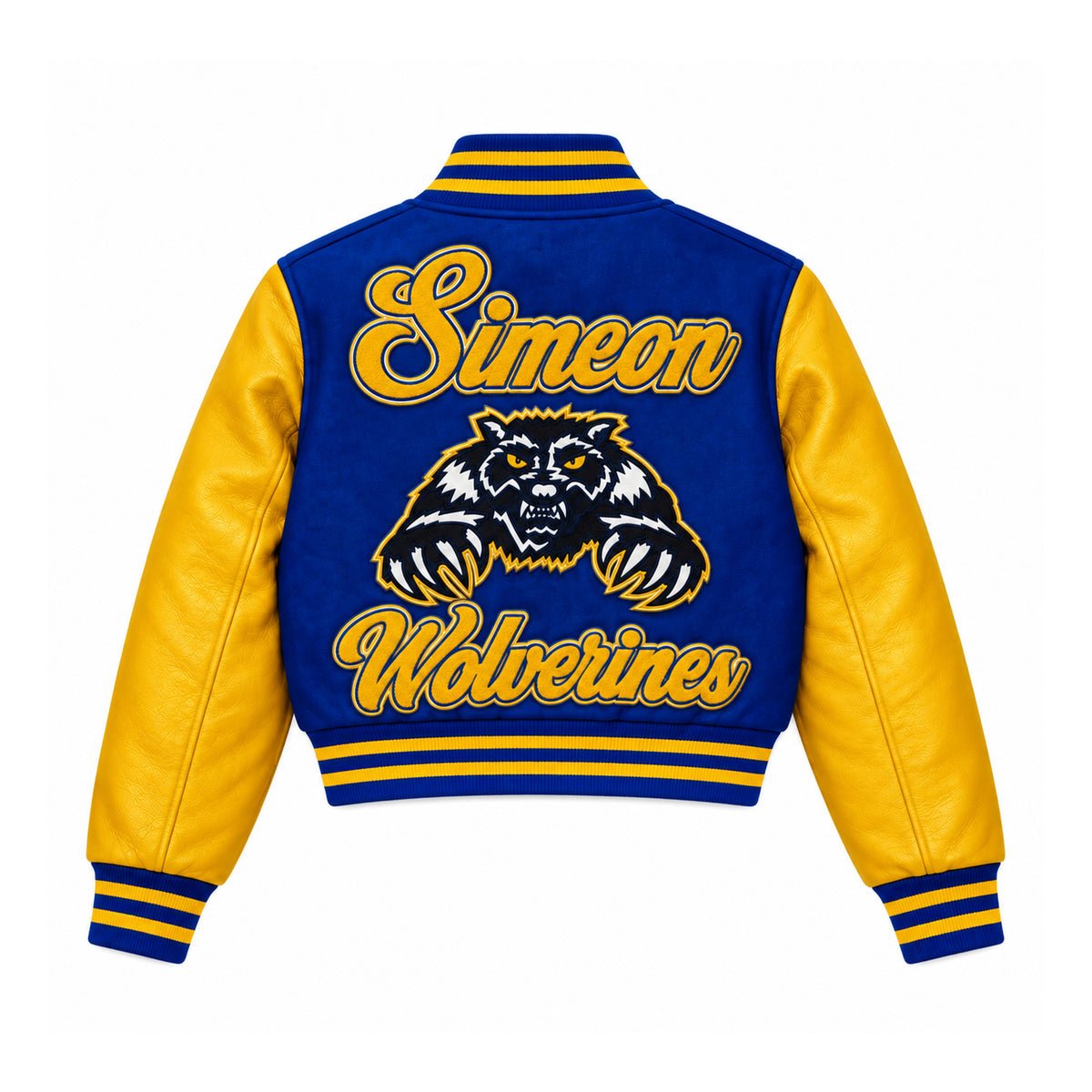 SIMEON JACKET ROYAL BLUE/YELLOW GOLD