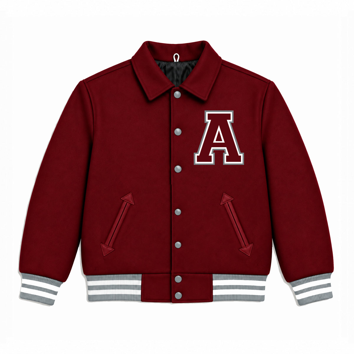 AUSTIN WOOL JACKET (BURGUNDY)