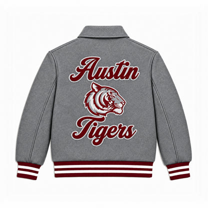 AUSTIN WOOL JACKET (GREY)