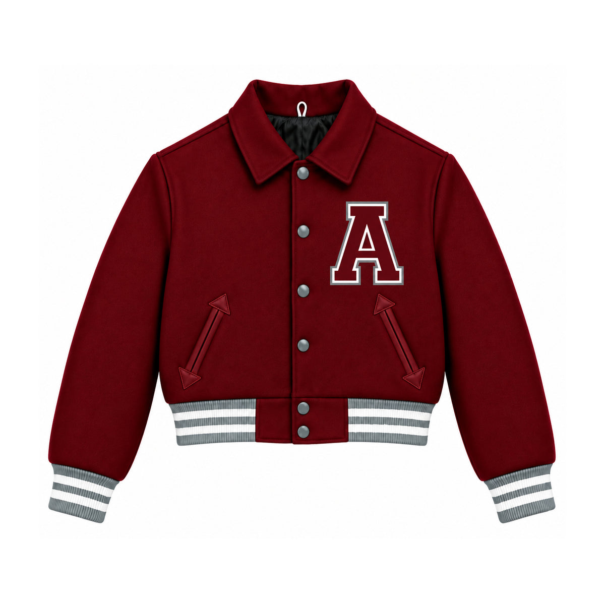 AUSTIN WOOL JACKET (BURGUNDY)