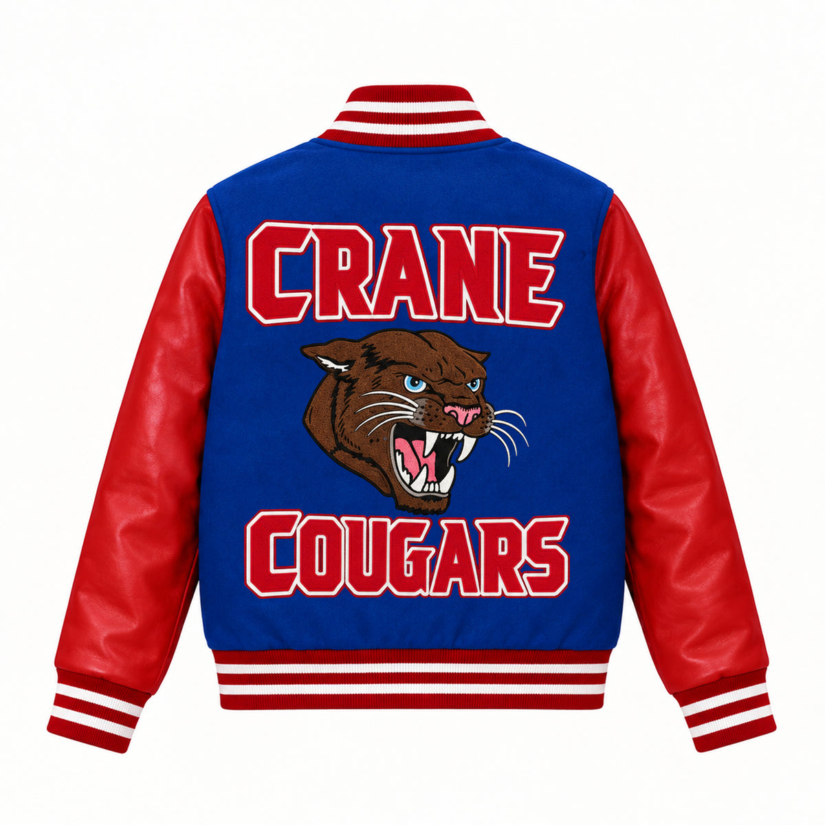 CRANE JACKET ROYAL BLUE/RED