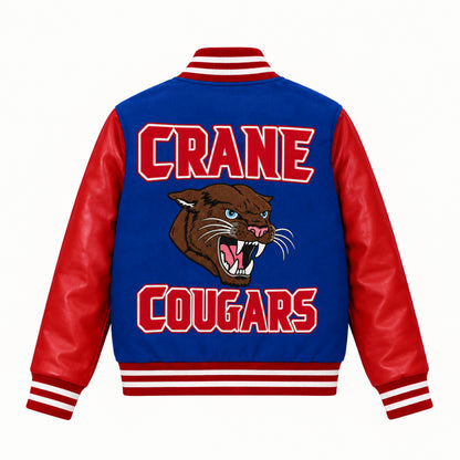 CRANE JACKET ROYAL BLUE/RED