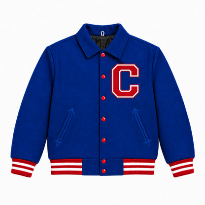 CRANE WOOL JACKET ROYAL BLUE