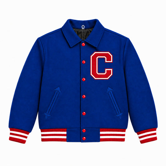 CRANE WOOL JACKET ROYAL BLUE