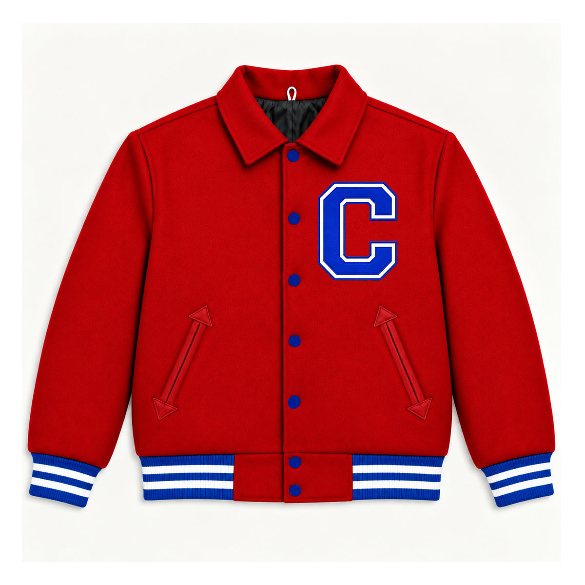 CRANE WOOL JACKET RED