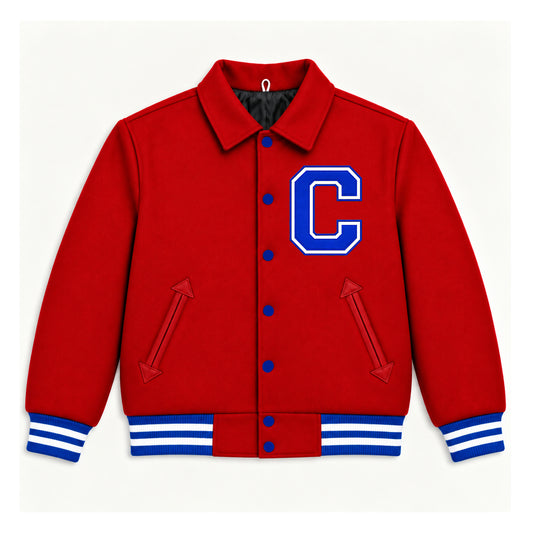 CRANE WOOL JACKET RED