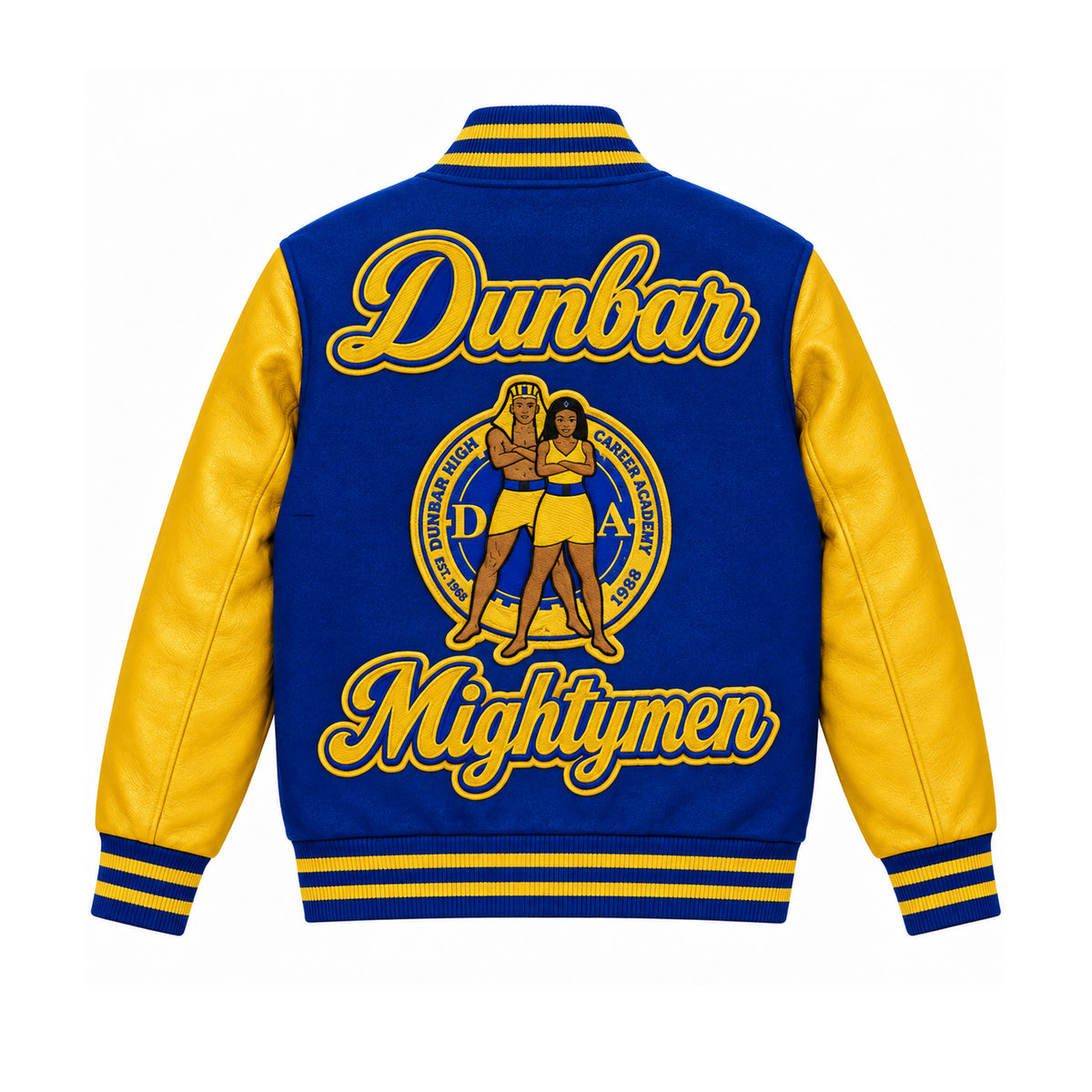 DUNBAR JACKET ROYAL BLUE/YELLOW GOLD