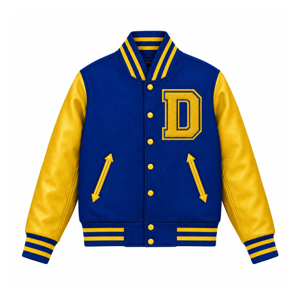 DUNBAR JACKET ROYAL BLUE/YELLOW GOLD