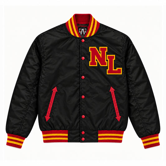 NLCP BLACK BOMBER JACKET
