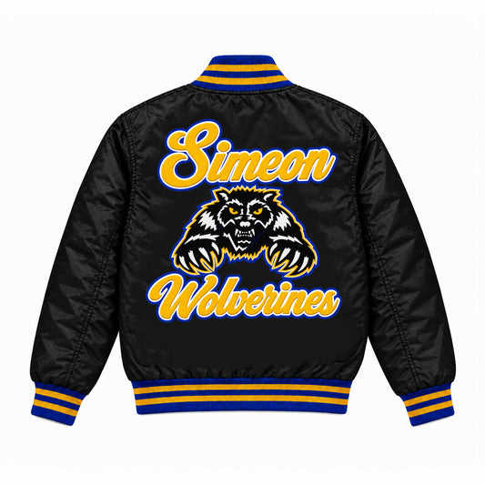 SIMEON BLACK BOMBER JACKET