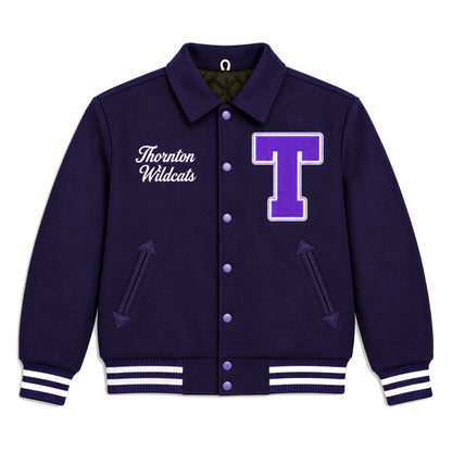 THORNTON ALL WOOL LETTERMAN JACKET