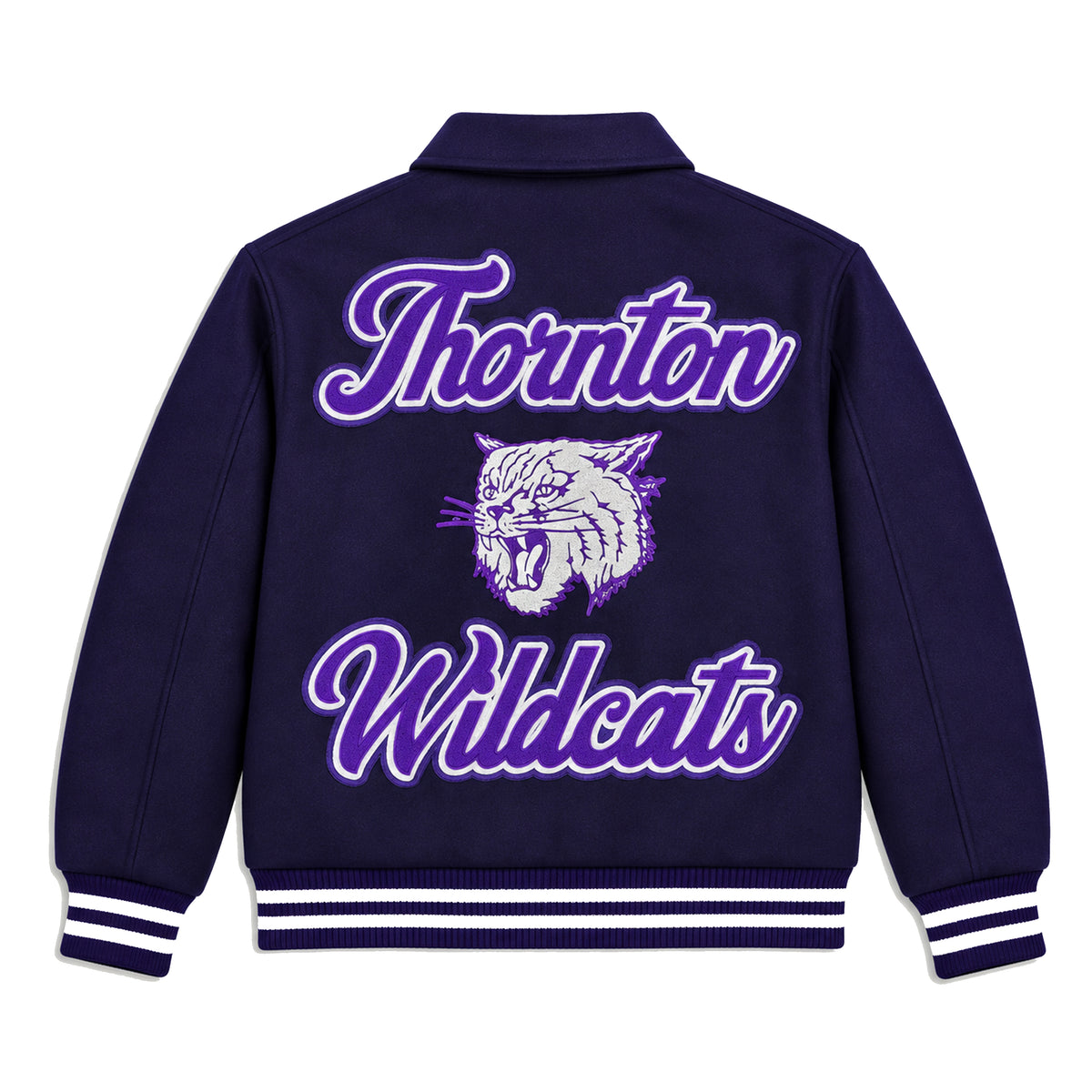 THORNTON ALL WOOL LETTERMAN JACKET